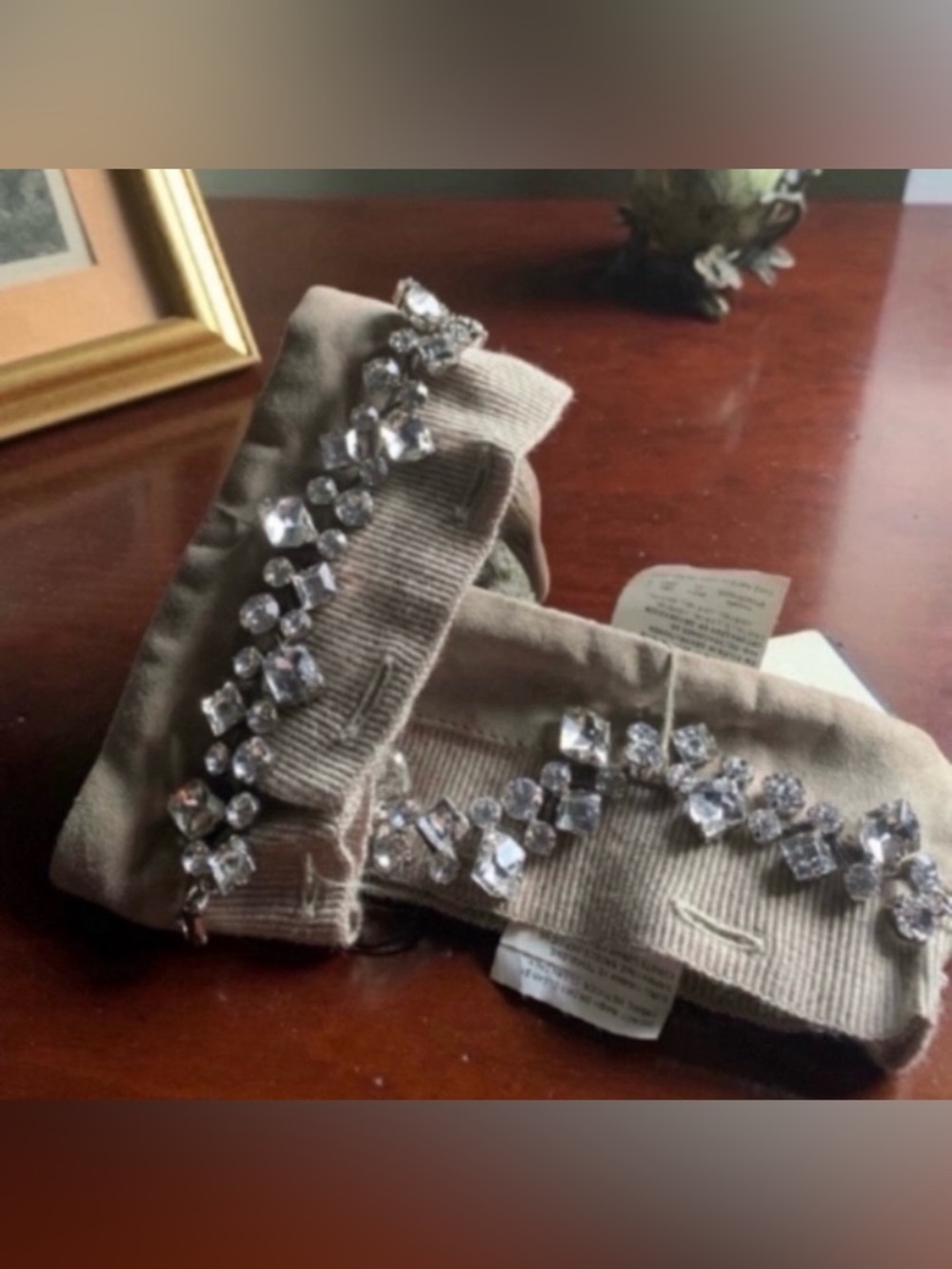 'S MaxMara Two Crystal Bracelets on Detachable
Cuffs